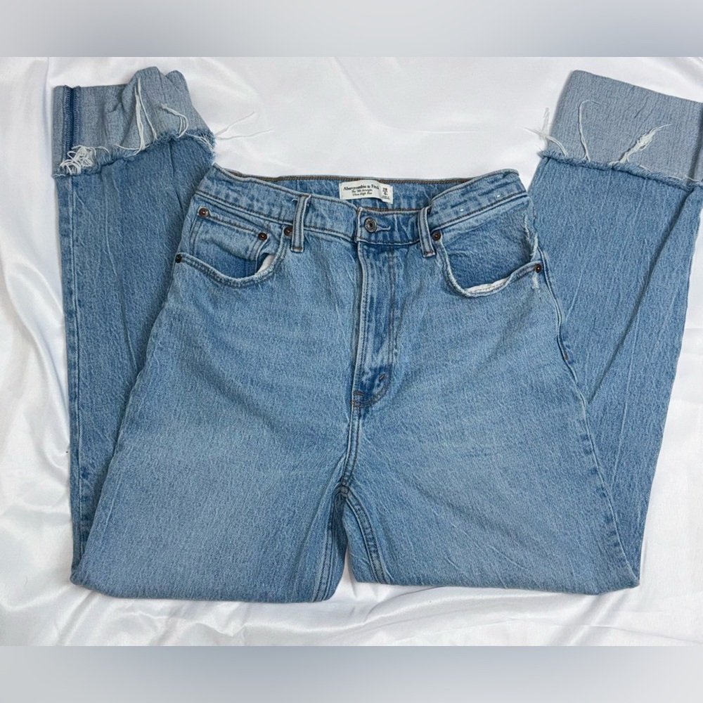 Abercrombie & Fitch Light Blue‎ High Rise Jeans